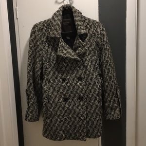 Coach Herringbone Peacoat